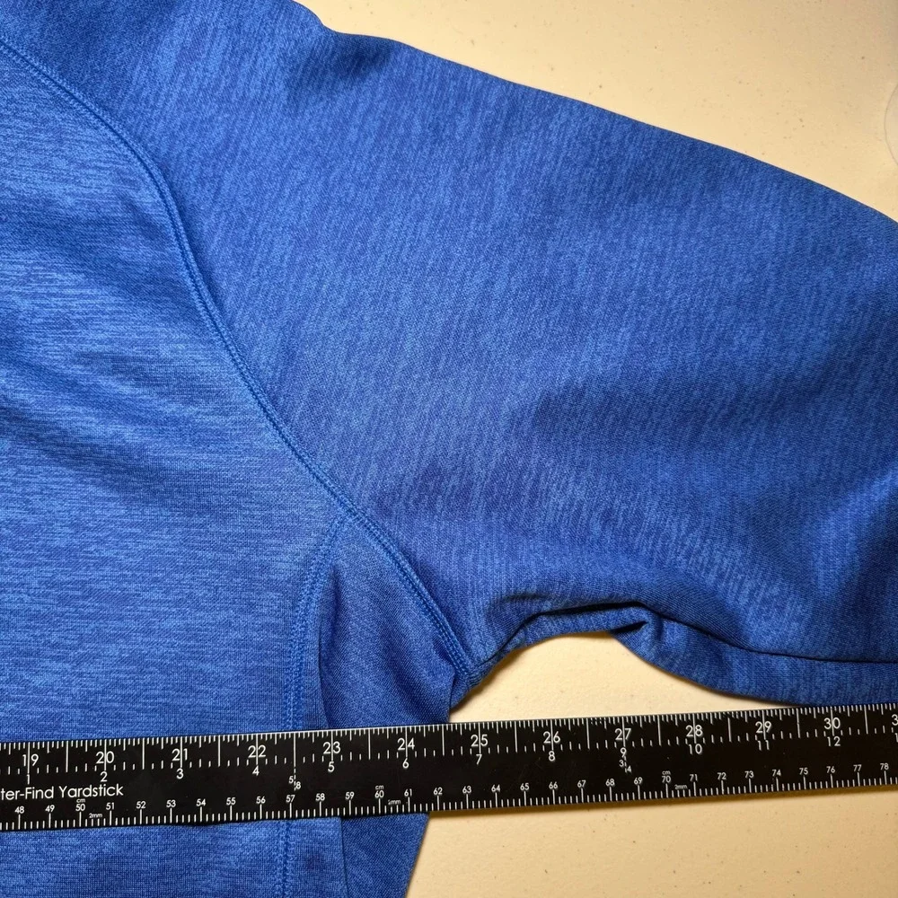 Adidas Mens XL Team Issue Climawarm Hoodie Blue Heather